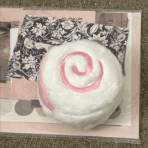 Cute Pink Narutomaki Plush Earphone Case Coin Purse - ArtGalleryZen