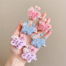 Cute Plush Butterfly Hair Clip - ArtGalleryZen