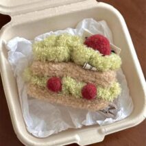 Cute Plush Cherry Cream Dessert  Hair Clip - ArtGalleryZen