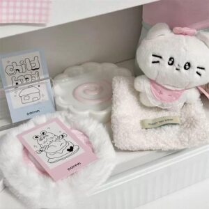 Cute Plush Narutomaki Square Plush Coaster - ArtGalleryZen