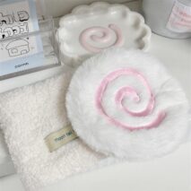 Cute Plush Narutomaki Square Plush Coaster - ArtGalleryZen