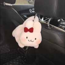 Cute Plush Rabbit Car Tissue Holder Tissue Bag - ArtGalleryZen