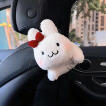 Cute Plush Rabbit Car Tissue Holder Tissue Bag - ArtGalleryZen