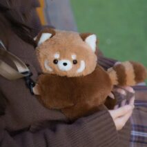 Cute Plush Raccoon Panda Crossbody Bag Backpack - ArtGalleryZen