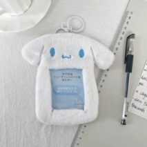 Cute Plush Sanrio Kpop Keychain Photocard Holder - ArtGalleryZen