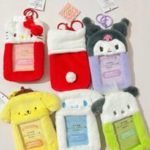 Cute Plush Sanrio Kpop Keychain Photocard Holder - ArtGalleryZen
