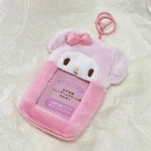 Cute Plush Sanrio Kpop Keychain Photocard Holder - ArtGalleryZen