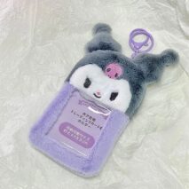Cute Plush Sanrio Kpop Keychain Photocard Holder - ArtGalleryZen