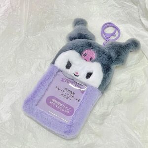 Cute Plush Sanrio Kpop Keychain Photocard Holder - ArtGalleryZen