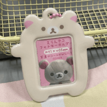 Cute Rilakkuma Kpop Keychain Photocard Holder - ArtGalleryZen