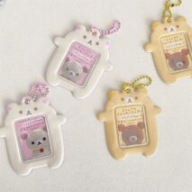 Cute Rilakkuma Kpop Keychain Photocard Holder - ArtGalleryZen