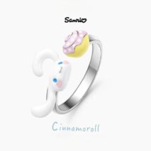 Cute Sanrio Enamel Cinnamoroll Dessert Ring - ArtGalleryZen