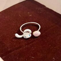 Cute Sanrio Enamel Cinnamoroll Dessert Ring - ArtGalleryZen