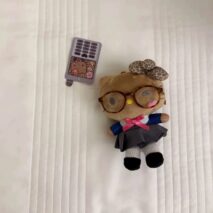 Cute School Uniform Hello Kitty Plush Keychain Doll - ArtGalleryZen