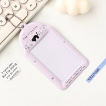Cute Sheep Bunny Puppy Kitten Kpop Keychain Photocard Holder - ArtGalleryZen