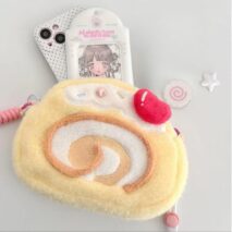 Cute Strawberry Cake Bow Crossbody Bag - ArtGalleryZen