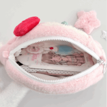 Cute Strawberry Cake Bow Crossbody Bag - ArtGalleryZen