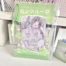 Cute Strawberry Lucky Clover Candy Bag Kpop Keychain Photocard Holder - ArtGalleryZen