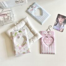 Cute Sugarbunnies Kpop Keychain Photocard Holder - ArtGalleryZen