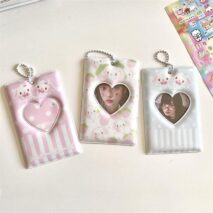 Cute Sugarbunnies Kpop Keychain Photocard Holder - ArtGalleryZen