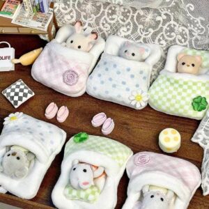 Cute Sylvanian Families Mini Doll Sleeping Bag - ArtGalleryZen