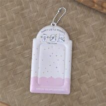 Cute Tomato Cat Puppy Kpop Keychain Photocard Holder - ArtGalleryZen