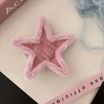Cute Y2K Plush Star Hair Clip - ArtGalleryZen