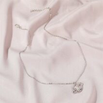 CZ Inlaid Celestial Star Necklace - ArtGalleryZen