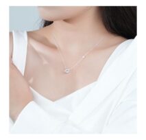 Dainty Crystal Celestial Planet Star Pendant Necklace - ArtGalleryZen