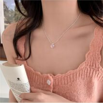 Dainty Crystal Heart Matching Necklace - ArtGalleryZen