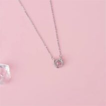 Dainty CZ Inlaid Hello Kitty Necklace - ArtGalleryZen