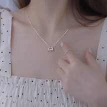 Dainty CZ Inlaid Hello Kitty Necklace - ArtGalleryZen