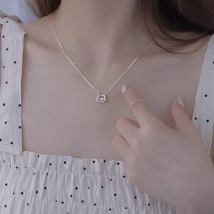 Dainty CZ Inlaid Hello Kitty Necklace - ArtGalleryZen