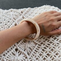 Dainty Gradient Resin Bangle Bracelet Set - ArtGalleryZen