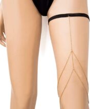 Dainty Layered Chic Womens Thigh Leg Chain - Bikini Beach Harness Body Chain - Body Jewelry Accessories for Women - ArtGalleryZen