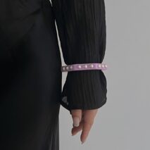 Dainty Polygon Pearl Resin Bangle Bracelet - ArtGalleryZen