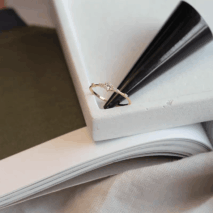 Dainty Zirconia Diamond Ring - ArtGalleryZen