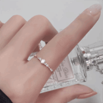 Dainty Zirconia Diamond Ring - ArtGalleryZen