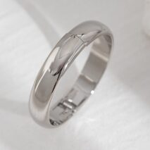 Delicate Gold Silver Plated Glossy Bangle Bracelet - ArtGalleryZen