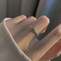 Delicate S925 Silver Swan Open Ring - ArtGalleryZen