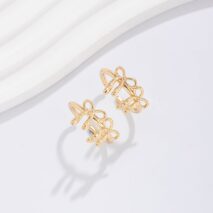 Elegant 2Pcs Duo Bowknot Ring Set - ArtGalleryZen