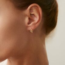 Elegant 3 Pairs Bowknot Huggie Hoop Earrings Set - ArtGalleryZen