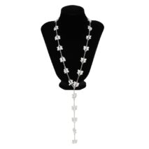 Elegant Bowknot Y Necklace - ArtGalleryZen
