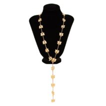Elegant Bowknot Y Necklace - ArtGalleryZen