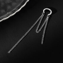 Elegant Long Chain Tassel Ear Cuff Earring - ArtGalleryZen