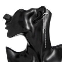 Elegant Long Chain Tassel Ear Cuff Earring - ArtGalleryZen
