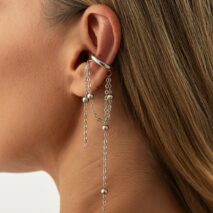 Elegant Long Chain Tassel Ear Cuff Earring - ArtGalleryZen
