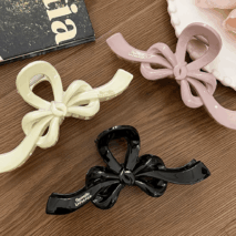 Elegant Ribbon Bowknot Hair Claw Clip - ArtGalleryZen