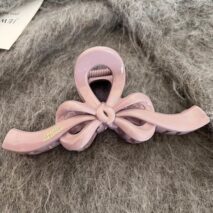 Elegant Ribbon Bowknot Hair Claw Clip - ArtGalleryZen