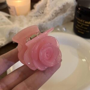 Elegant Rose Flower Hair Claw - ArtGalleryZen
